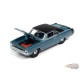 1970 Dodge Dart Swinger Light Blue Poly with Flat Black Roof - Muscle Car USA Johnny Lightning 1:64 - JLSP176 B   JLMC027