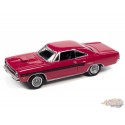 1970 Plymouth GTX Moulin Rouge avec rayures noires sur les côtés - Muscle Car USA  Johnny Lightning 1:64 - JLSP177 A   JLMC027