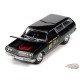 1965 Chevrolet Chevelle Wagon Green Metallic Gloss Black  - Muscle Car USA Johnny Lightning 1:64 - JLSP173 A   JLMC027