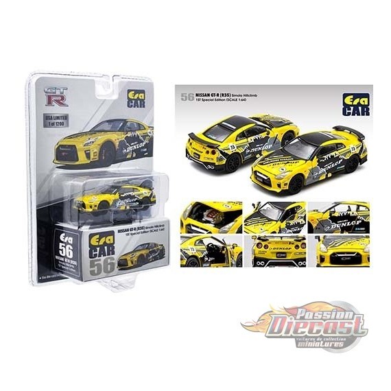 Nissan GT-R R35 Simola Hillclimb 1St Special Edition - Limité 1,200 Pcs - Era Car  1/64 - NS21GTRRF56