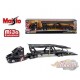 Mack Anthem Nissan Custom Hauler Car Transporter Black - Mijo Exclusive -  Maisto 1/64 - 12419-GTR - Passion Diecast 