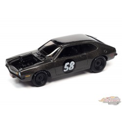 Ford Pinto - Gris galaxie métallisé avec accents noirs  - Street Freaks -  Johnny Lightning 1:64 - JLSP183 A   JLSF021