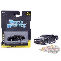 1987 Buick GNX Noir - Maisto  Muscle Machines 1/64 - 15555BK - Passion Diecast 