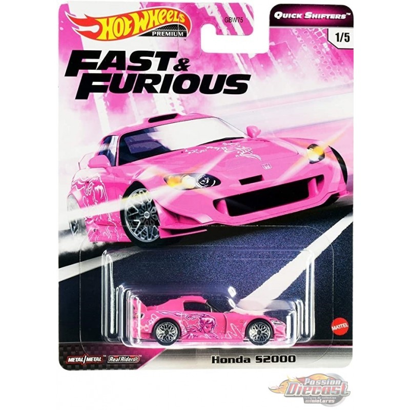 HOTWHEELS NEW   FAST AND FURIOUS  HONDA S2000 IN PINK 