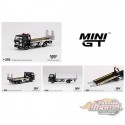 (Web Only) Mini GT - 1:64 - Isuzu N-Series Vehicles Flatbed Car Transport LBWK Black - Mijo Exclusives USA  - MGT00292 R