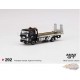 Mini GT - 1:64 - Isuzu N-Series Véhicules Transport de Voitures à Plat LBWK Noir - Mijo Exclusives USA - MGT00292 R