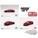 Mini GT - 1:64 - Porsche Taycan Turbo S Carmine Red - Mijo Exclusives USA  - MGT00289 - Passion Diecast 