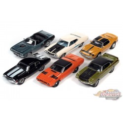 Muscle Cars USA 2021 Release 2 Version B (assortiment de 6 voitures) Johnny Lightning 1:64 - JLMC026  B