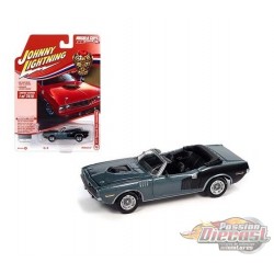 1971 Plymouth Cuda Convertible Gris - Muscle Car USA  Johnny Lightning 1:64 -JLSP153 B   JLMC026