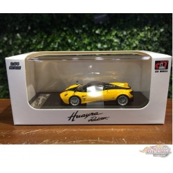 2017 Pagani Huayra Roadster - Jaune - LCD Models 1:64 - 64015 YE - Passion Diecast 