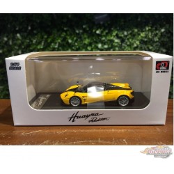 (Web Only) 2017 Pagani Huayra Roadster - Jaune - LCD Models 1:64 - 64015 YE