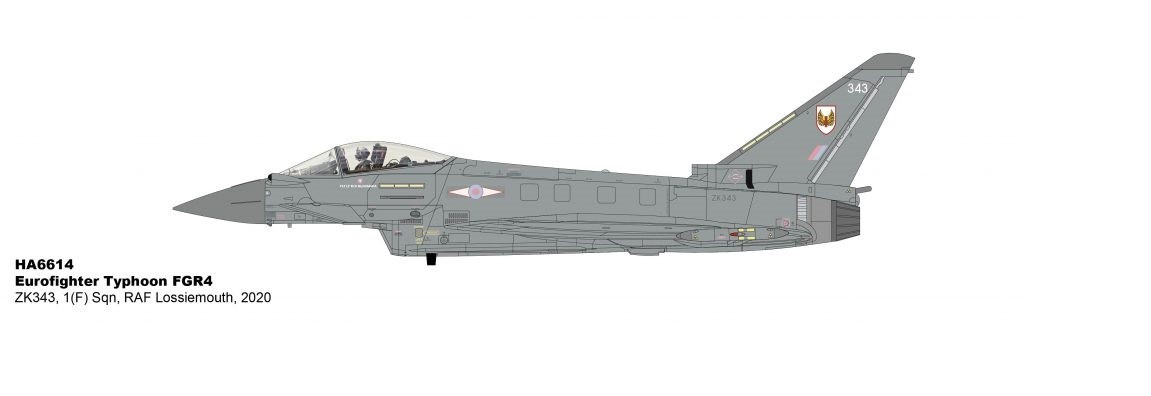 Eurofighter Ef 00 Typhoon Raf Fgr4 1 F Sqn Op Shader Raf Akrotiri March 21 Hobby Master 1 72 Ha6615 Passion Diecast