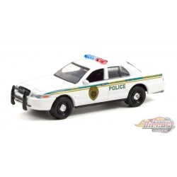 2001 Ford Crown Victoria Police Interceptor - Miami Metro Police Department - Dexter - Hollywood 32 - 1/64 Greenlight - 44920 B