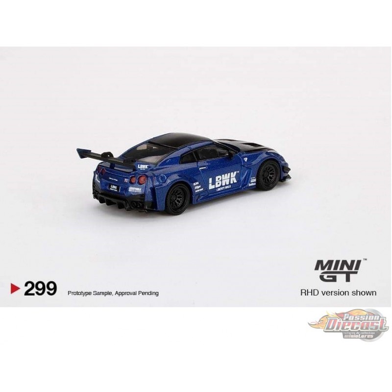 Mini GT - 1:64 - LB Silhouette Works GT Nissan 35GT-RR Ver 2 LBWK Blue ...
