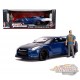 Fast & Furious 2009 Nissan GT-R (R35) With Brian Figure & Working Lights  -  Jada 1/18 -  31142 Passion Diecast 