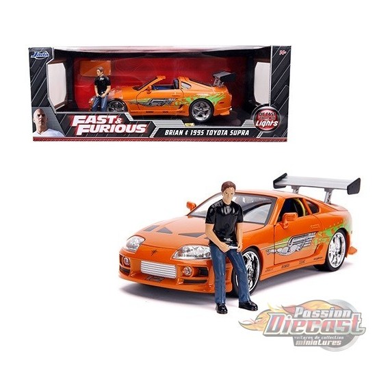 Jada Toys 1/18 Toyota Supra The Fast & The Furious avec phares de travail  et | bol