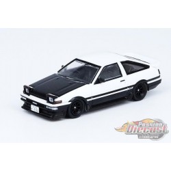 Toyota Sprinter Trueno AE86  japan edition  Car White - INNO 64 - 1/64  - AE86T-WHB - Passion Diecast 