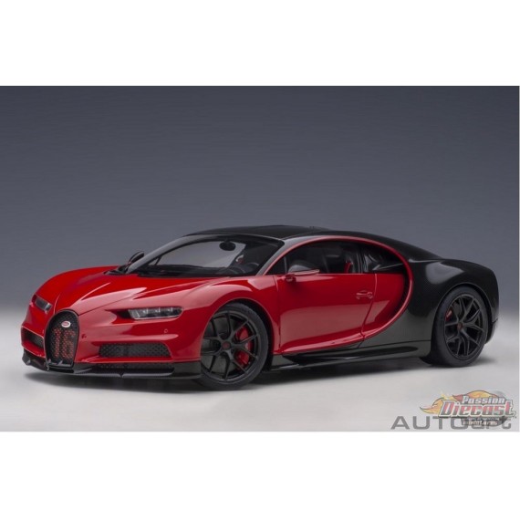 Bugatti Chiron Sport 2019 - Rouge Italien/Carbon -  Autoart -  70996