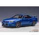 Nissan Skyline GT-R (R34) V-spec II - Bayside Blue -  Autoart -  77408 Passion Diecast