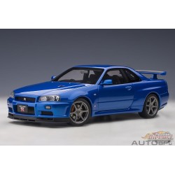 Nissan Skyline GT-R (R34) V-spec II - Bayside Blue -  Autoart -  77408 Passion Diecast
