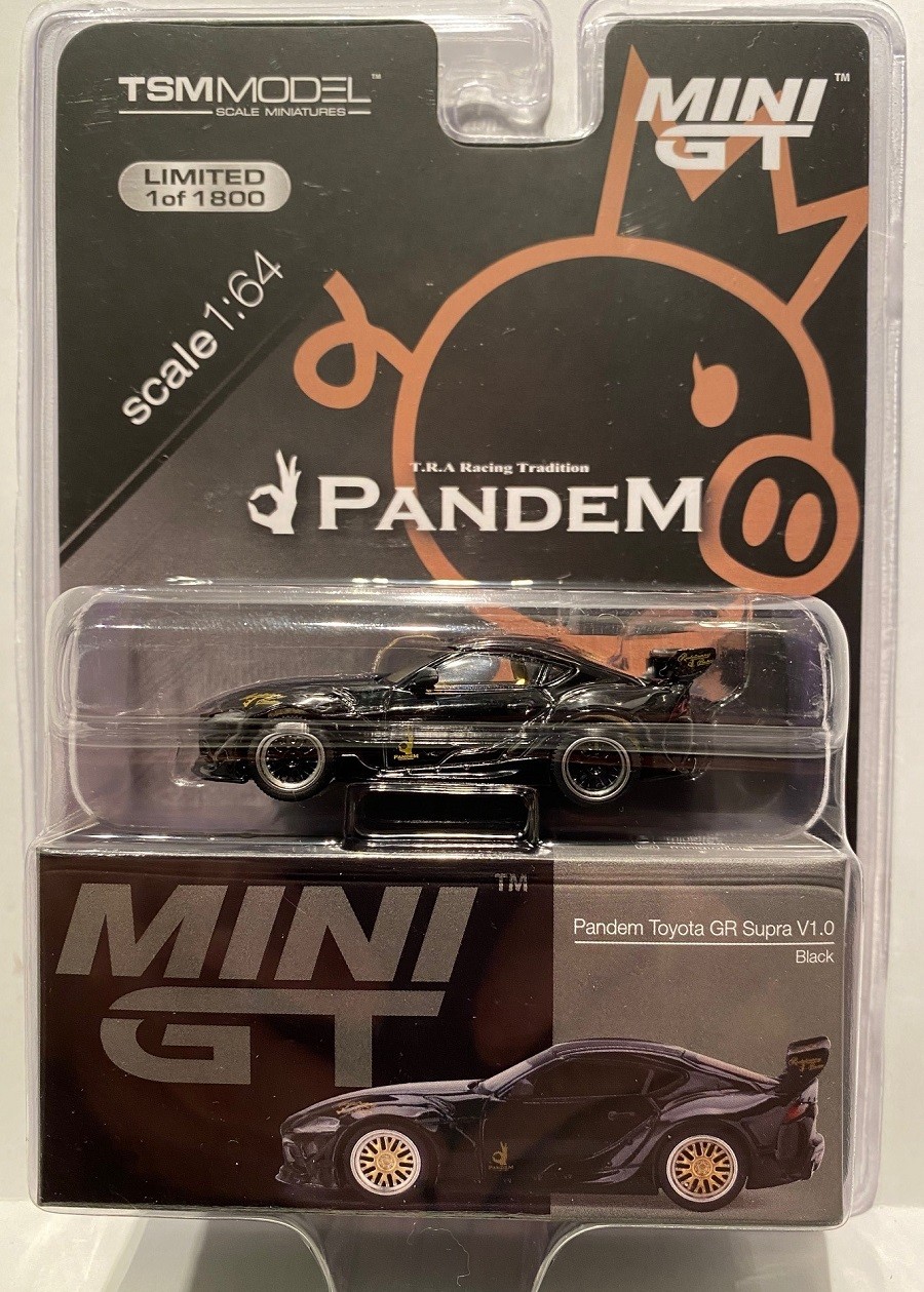 MINI GT  スープラ V1.0 (パールホワイト) チェイスカー