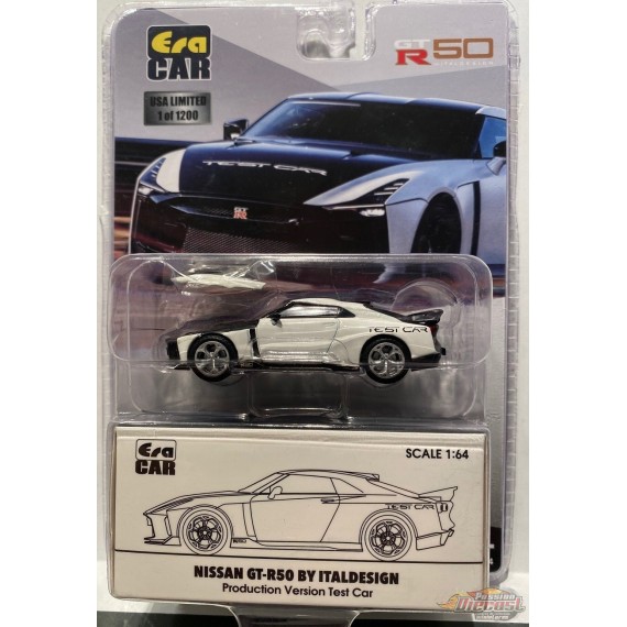 Nissan GT-R50 By Italdesign Blanc - Era Car CHASE CAR 1/64 - NS21GTRSP45GR Passion Diecast