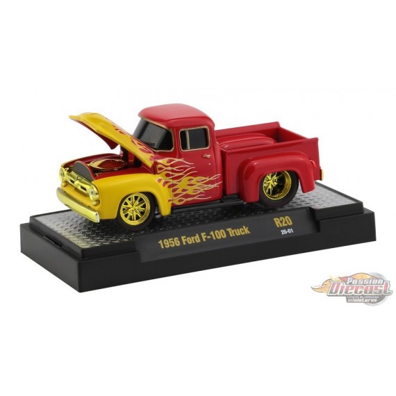 1956 Ford F-100 - M2 Machine CHASE CAR 1:64 - 82161-R20GR Passion Diecast