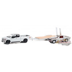 2015 Ford F-150 - Ford Mustang GT Fastback 1968 sur remorque à plateau - Pawn Stars (Série TV 2009-) - 1/64 Greenlight - 31130 B