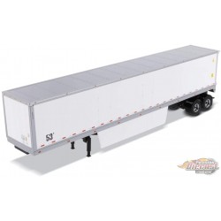 53' Flat bed trailer - Silver -  Diecast Master  1/50 - 91023