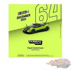 Pagani Zonda Cinque Green - Tarmac Works -  1/64  - T64G-TL021 GR