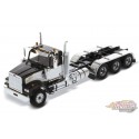 Western Star 4900 SF Tracteur tridem à cabine courte Noir et Blanc - Diecast Master 1/50 - 71066