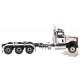 Western Star 4900 SF Tracteur tridem à cabine courte Noir et Blanc - Diecast Master 1/50 - 71066
