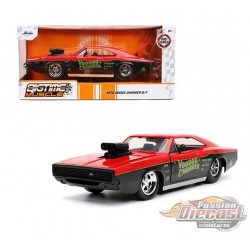1970 Dodge Charger Gasser Woodoo Charger Red - Bigtime Muscle - Jada 1/24 -  32703 - Passion Diecast 