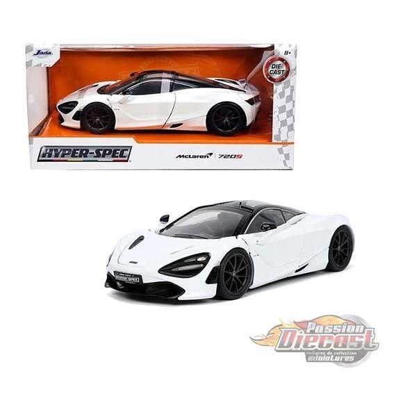 McLaren 720S Blanc - Hyper-spec - Jada 1/24 -  32948 - Passion Diecast 