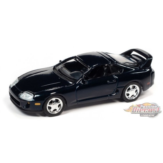 1995 Toyota Supra in Baltic Blue Poly - Auto World 1/64 -  AWSP090 A  -  Passion Diecast 