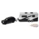 2005 Cadillac Escalade Matte Black Camper Trailer - Truck&Trailers - Johnny Lightning  1:64 -  JLSP200 B B