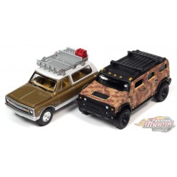Zingers Twin Pack - Blazer & H2 - Set of 2 - Johnny Lightning 1:64 - JLSP220 A -  Passion Diecast