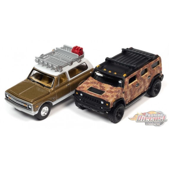 Zingers Twin Pack - Blazer & H2 - Set de 2 - Johnny Lightning 1:64 - JLSP220 A - Passion Diecast