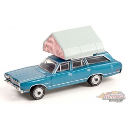 1969 Plymouth Satellite Station Wagon / Camp'otel Cartop Sleeper Tent - The Great Outdoors Series 1- Greenlight 1-64 - 38010 B