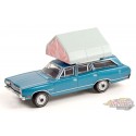1969 Plymouth Satellite Station Wagon / Camp'otel Cartop Sleeper Tent - The Great Outdoors Series 1- Greenlight 1-64 - 38010 B