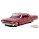 1963 Chevrolet Impala Lowrider - en Gypsy Rose - California Lowriders Series 1 - 1/64 Greenlight - 63010 A - Passion Diecast