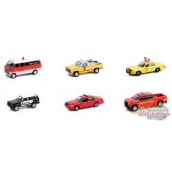 Fire & Rescue Series 2 assortiment - 1/64 Greenlight - 67020  - Passion Diecast