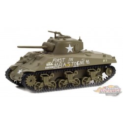 1941 M4 Sherman Tank - U.S. Army World War II - Battalion 64 Series 1 - 1/64 Greenlight - 61010 A - Passion Diecast