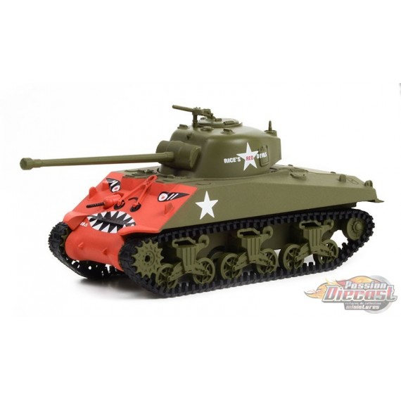 1952 M4 Sherman Tank - U.S. Army Korean War - Battalion 64 Series 1 - 1/64 Greenlight - 61010 B - Passion Diecast