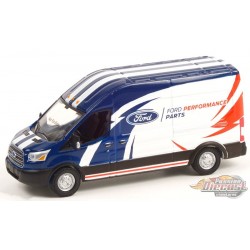 2019 Ford Transit LWB High Roof - Ford Racing Performance Parts - Route Runners Series 4 Greenlight 1/64 - 53030 D