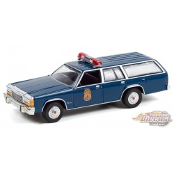 ( Web Only ) 1984 Ford LTD Crown Victoria Wagon - Indianapolis  Police - Estate Wagons  7 - 1/64  Greenlight - 36040 F