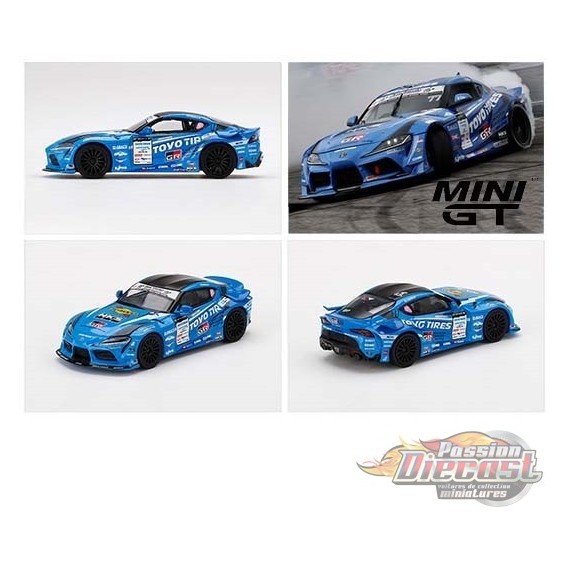 Mini GT - 1:64 - D1 GP HKS Toyota GR Supra No.77 Fat Five Racing 2020 Limited Edition - Mijo Exclusives USA - MGT00307-D1