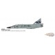 Convair F-102A Delta Dagger / USAF 163rd FIG, 196th FIS CA ANG, 56-1363, Ontario Mcp Airport 1970s - Hobby Master 1/72 HA3115
