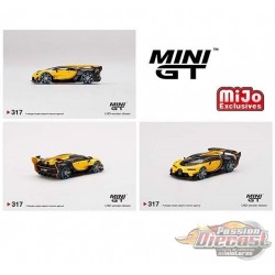 Mini GT - 1:64 - Bugatti Vision Gran Turismo Yellow - Mijo Exclusives USA  - MGT00317