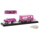 Tab - 1970 Chevrolet C60 Truck with 1985 Chevrolet Camaro IROC-Z - M2 1/64 - 56000 TW12 B - Passion Diecast 